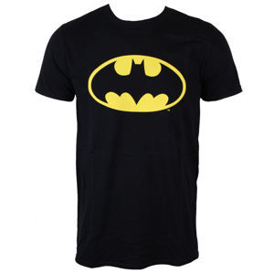 tričko filmové LOW FREQUENCY Batman Logo Čierna