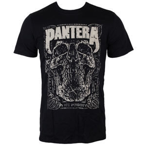 Tričko metal ROCK OFF Pantera 101 Proof Skull Čierna