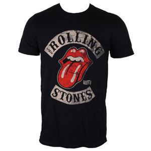 Tričko metal ROCK OFF Rolling Stones Čierna XXL