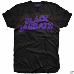 Tričko metal ROCK OFF Black Sabbath Wavy Logo Čierna 9-10