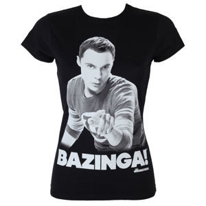 HYBRIS The Big Bang Theory Sheldon Says Bazinga Čierna XL