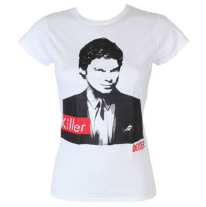 tričko filmové HYBRIS Dexter Killer biela