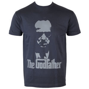 tričko filmové HYBRIS The Godfather Shadow sivá S