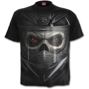 tričko SPIRAL Demon Biker Čierna