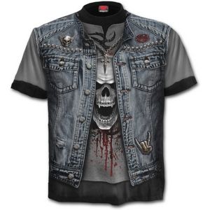 tričko SPIRAL Thrash Metal Čierna XXL