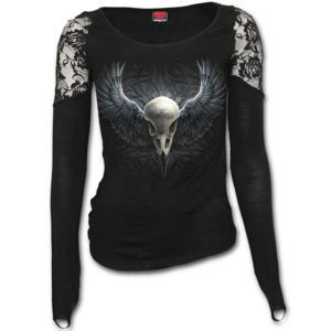 tričko SPIRAL Raven Cage Čierna XXL