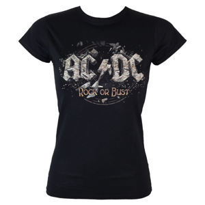 tričko metal LOW FREQUENCY AC-DC Čierna XL