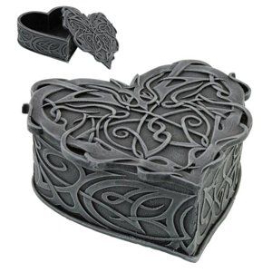 dekorácia (krabička) Celtic Heart - 766-9031