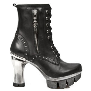 topánky na podpätku dámske - ITALI NEGRO, NEOPUNK - NEW ROCK - M.NEOPUNK003-S1 36