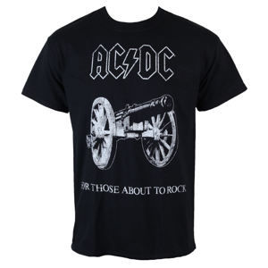 Tričko metal RAZAMATAZ AC-DC For Those About To Rock Čierna M