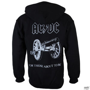 mikina s kapucňou RAZAMATAZ AC-DC For Those About To Rock Čierna