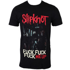 Tričko metal ROCK OFF Slipknot Fuck Me Up Čierna