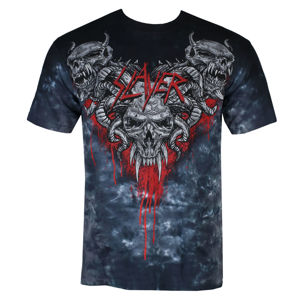 Tričko metal LIQUID BLUE Slayer Hell Awaits Čierna sivá XXL