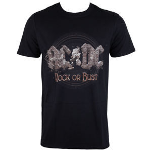 Tričko metal ROCK OFF AC-DC Rock Or Bust Čierna