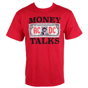 Tričko metal LOW FREQUENCY AC-DC Money Talks červená S