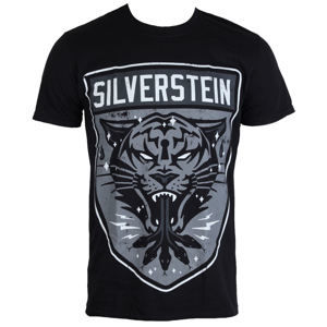 Tričko metal PLASTIC HEAD Silverstein Tiger Čierna XL