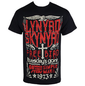 Tričko metal PLASTIC HEAD Lynyrd Skynyrd Freebird Čierna XL