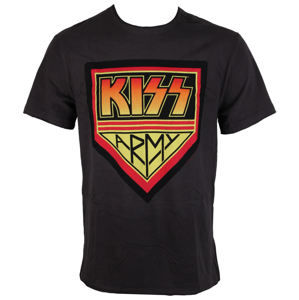 Tričko metal AMPLIFIED Kiss ARMY Čierna M