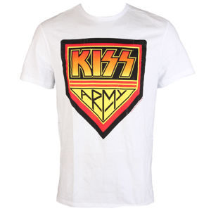 Tričko metal AMPLIFIED Kiss ARMY Čierna biela XL