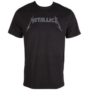 AMPLIFIED Metallica BLACK LOGO DIAMANTE Čierna viacfarebná