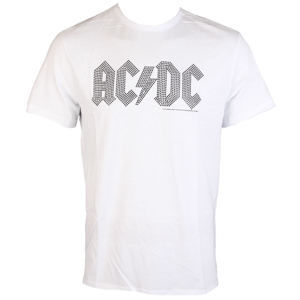 Tričko metal AMPLIFIED AC-DC CLASSIC LOGO WHITE BLACK Čierna biela XXL