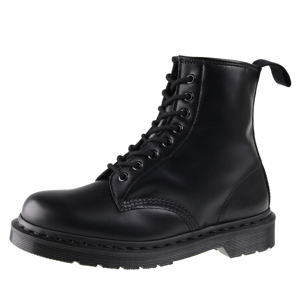 topánky kožené Dr. Martens DM 1460 MONO BLACK SMOOTH Čierna 42