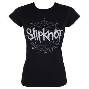 ROCK OFF Slipknot Logo Star Čierna M