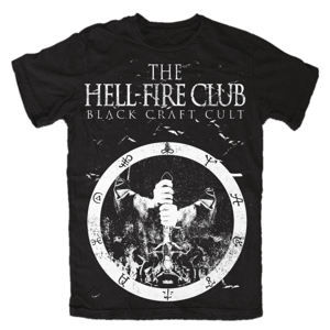 tričko BLACK CRAFT Hell Fire Club Čierna