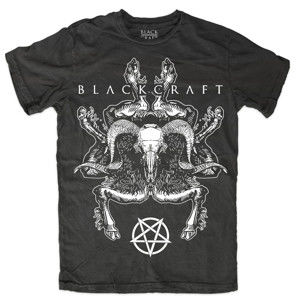 tričko BLACK CRAFT Ram Ritual Čierna sivá