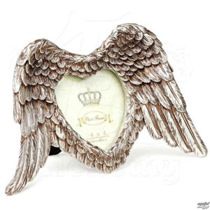 dekorácia (fotorámik) ALCHEMY GOTHIC - Winged Heart (Wings Down) - SA4