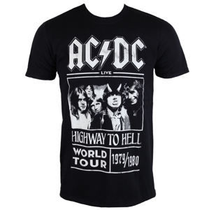 Tričko metal ROCK OFF AC-DC Highway To Hell Čierna