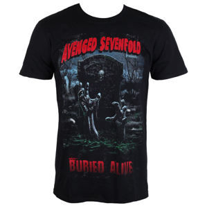 Tričko metal ROCK OFF Avenged Sevenfold Buried Alive Tour 2012 Čierna