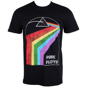 Tričko metal ROCK OFF Pink Floyd Dark Side of the Moon 1972 Tour Čierna XXL