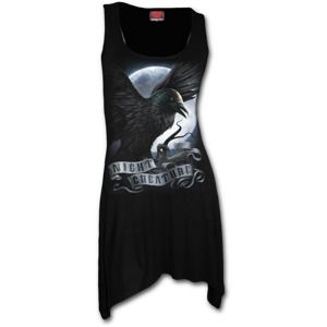 šaty dámske (top) SPIRAL - Night Creature - Black - T116F105 - 5 XL