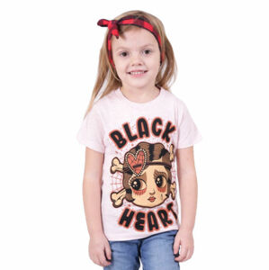 tričko detské BLACK HEART - BETTY PINK - PINK - 9625