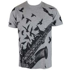 tričko ALISTAR Sax&Crows Čierna sivá