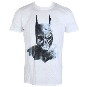 tričko filmové LIVE NATION Batman Gothic Skull Čierna biela S