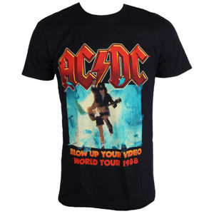 Tričko metal ROCK OFF AC-DC Blow Up Your Video Čierna
