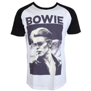 ROCK OFF David Bowie Smoking Čierna biela S