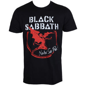 Tričko metal ROCK OFF Black Sabbath Archangel Čierna S