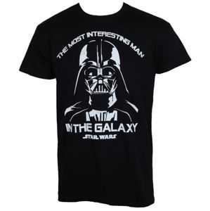 tričko pánske Star Wars - The Most Interesting Man In The Galaxy - Black - HYBRIS - LF-1-SW021-H38-1