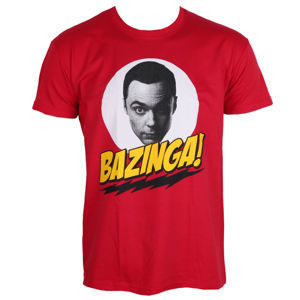 HYBRIS The Big Bang Theory Bazinga Sheldons Head Čierna červená