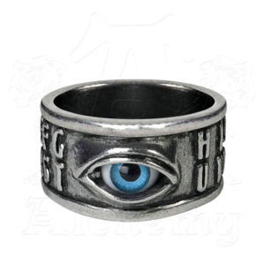 prsteň ALCHEMY GOTHIC - Ouija Eye - R215 Q