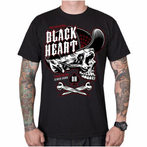 tričko pánske BLACK HEART - SPEEDY - BLACK - 9718