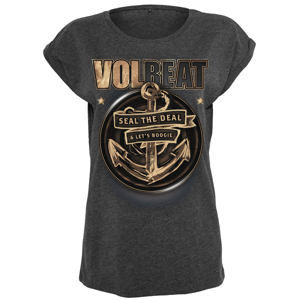 tričko metal NNM Volbeat Seal The Deal Čierna sivá M