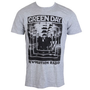 Tričko metal PLASTIC HEAD Green Day POWER SHOT Čierna sivá S