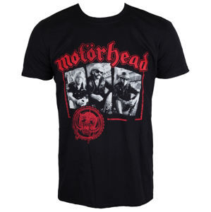 Tričko metal ROCK OFF Motörhead Stamped Čierna S