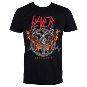 tričko metal ROCK OFF Slayer Demon Christ Repentless Čierna M