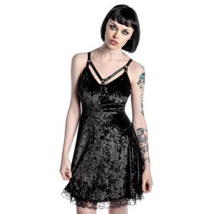šaty dámske KILLSTAR - Adora - Black - K-DRS-F-2329 XL
