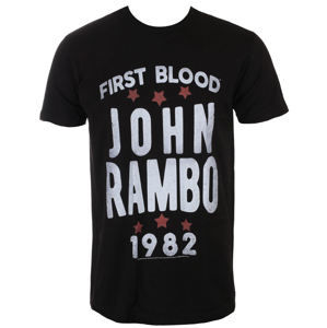 tričko filmové AMERICAN CLASSICS Rambo STARS Čierna M